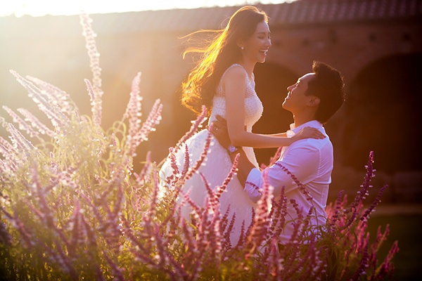 Anh cuoi lang man tai My cua Truc Diem va hon phu hinh anh