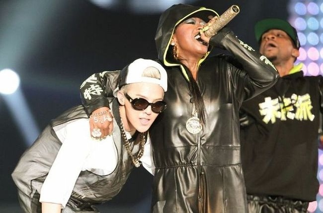 G-Dragon va Missy Elliott hinh anh