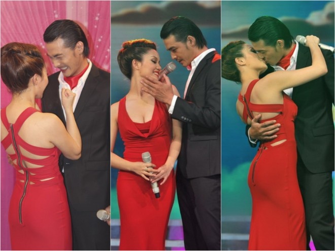 Người đàn ông đa tình này liên tiếp có những tin đồn tình cảm với nữ ca sĩ Ngọc Anh khi tham gia Cặp đôi hoàn hảo.