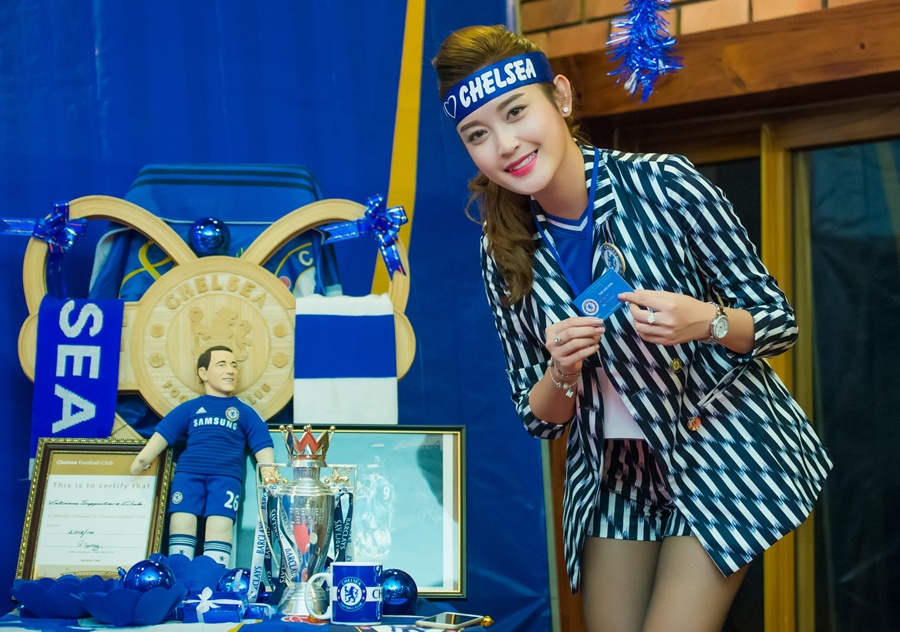 Huyen My du sinh nhat lan thu 110 cua Chelsea o Ha Noi hinh anh