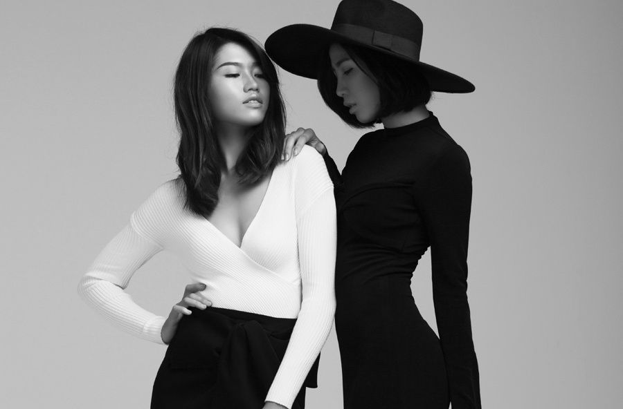 Quynh Chau - Huynh Nu ca tinh voi trang phuc he trang den hinh anh