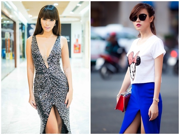 Nguoi dep Viet kem duyen khi vo tu dien vay xe cao hinh anh