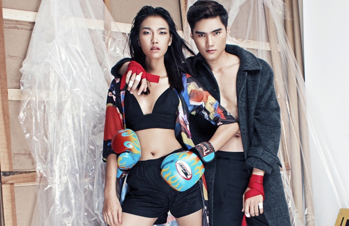 Nguyen Oanh dien bra-top lam dau si goi cam hinh anh