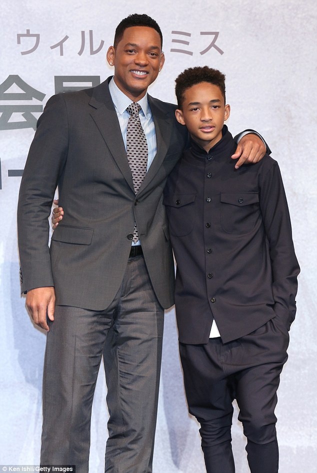 Cha con Will Smith và Jaden Smith.