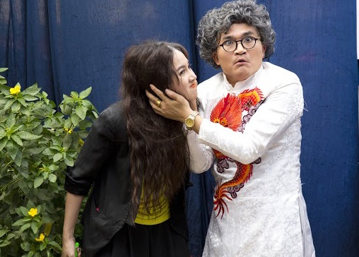 Dai Nghia bat nat Dinh Ngoc Diep trong 'Bao mau sieu quay' hinh anh