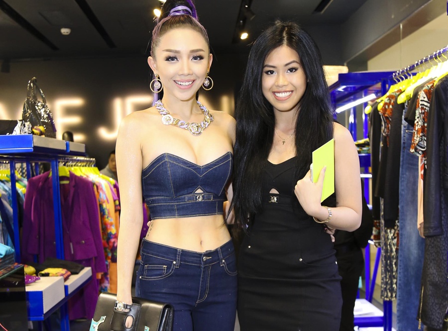 Toc Tien mac sexy than thiet ben em chong Ha Tang hinh anh