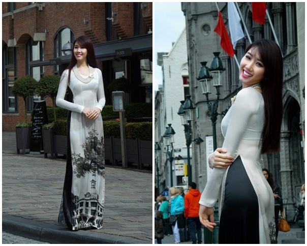 Chuyến đi giúp NTK Ngô Nhật Huy và Thuý Ngân có nhiều kinh nghiệm cho những lần giao lưu văn hóa kế tiếp. 