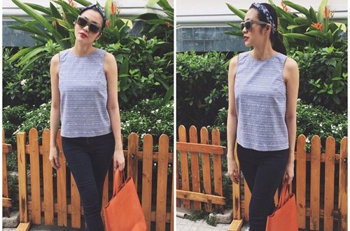 Ha Tang don gian, Minh Hang sexy o doi thuong hinh anh