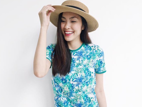 Tang Thanh Ha thang hang thoi trang sau khi sinh con hinh anh