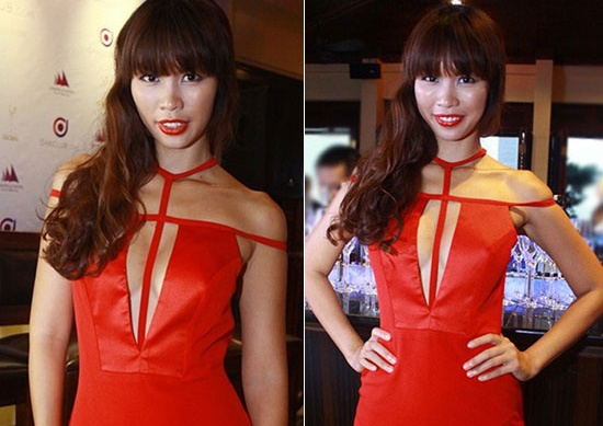 Vay khoet nguc: Chieu khoe kheo vong mot cua sao hinh anh