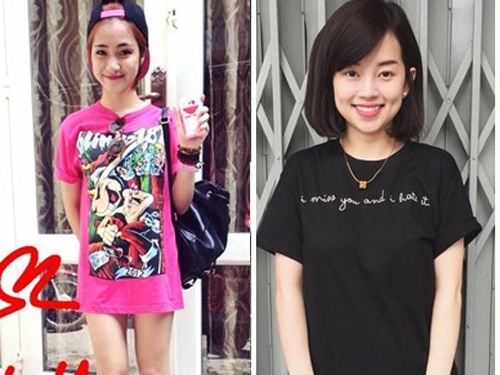 So gout thoi trang cua ban gai Cong Phuong va Mac Hong Quan hinh anh