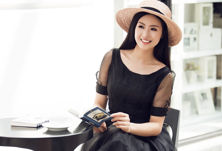 Hoa hau Ngoc Han duyen dang voi dam co dien hinh anh