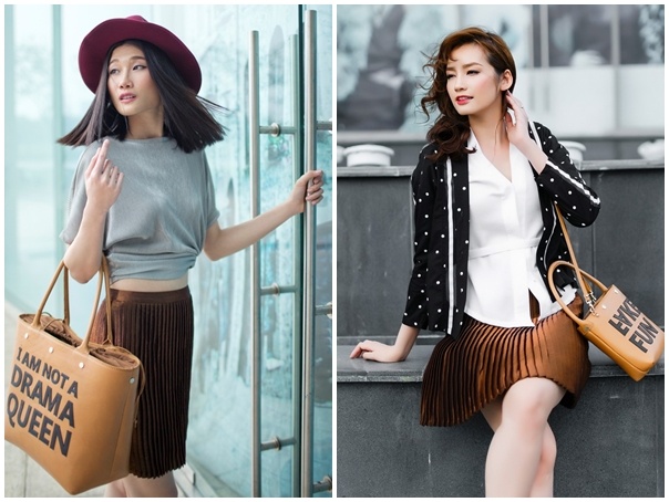 My nhan Vbiz 'chung dung' vay ao mua he hinh anh