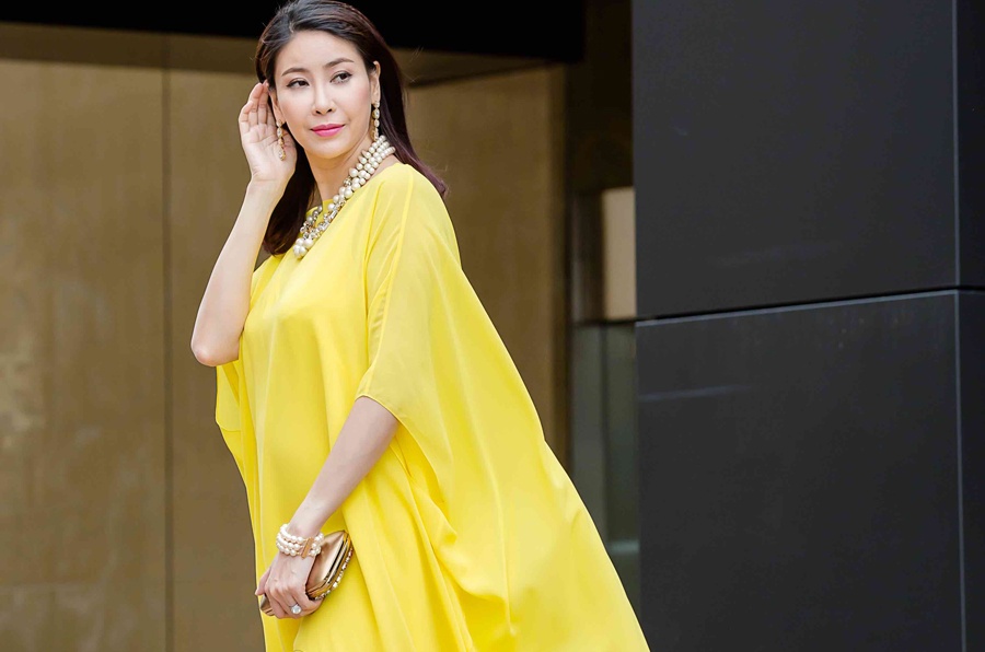 Ha Kieu Anh 'giau dang' voi dam suong hinh anh