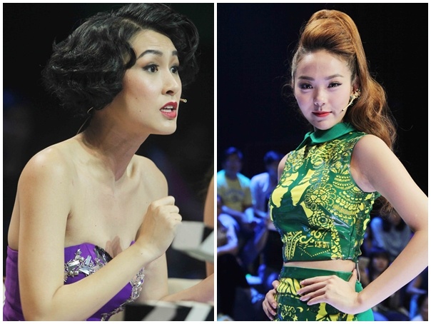 Minh Hang, Kathy Uyen quyen ru tren ghe nong hinh anh