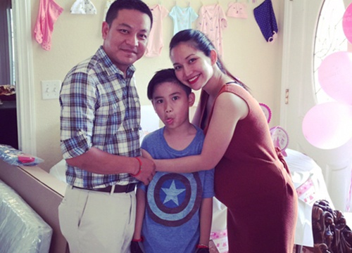 Kim Hien sinh con gai thu hai tai My hinh anh