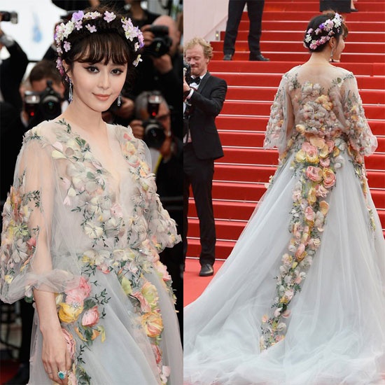 Mỹ nhân sinh năm 1981 xinh như thiên thần trên thảm đỏ LHP Cannes 2015.