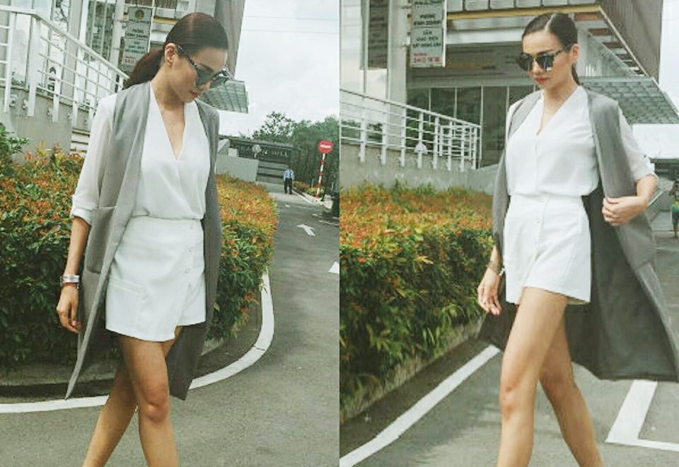 Thanh Hang, Ha Ho khoe chan dai tren pho noi bat tuan qua hinh anh