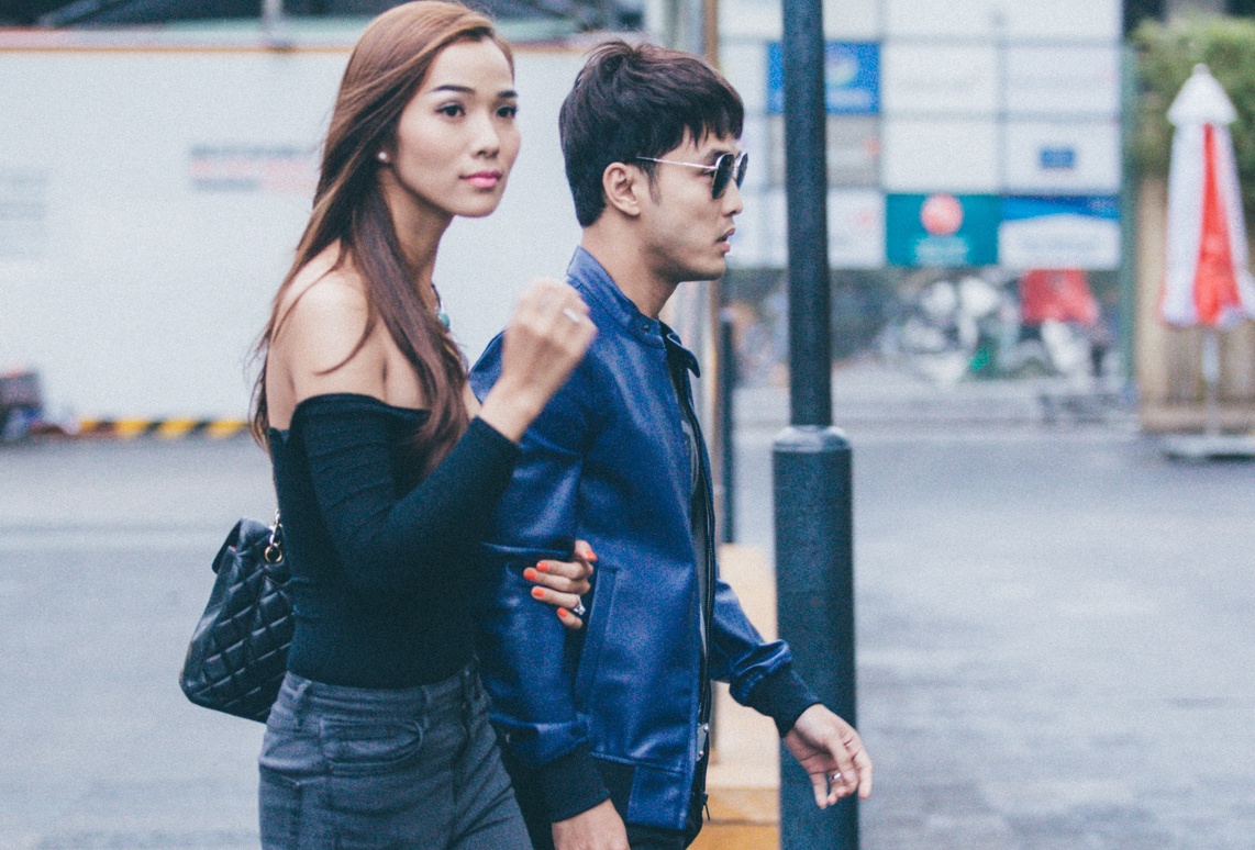 Ung Hoang Phuc va ban gai binh tam sau su co o phim truong hinh anh