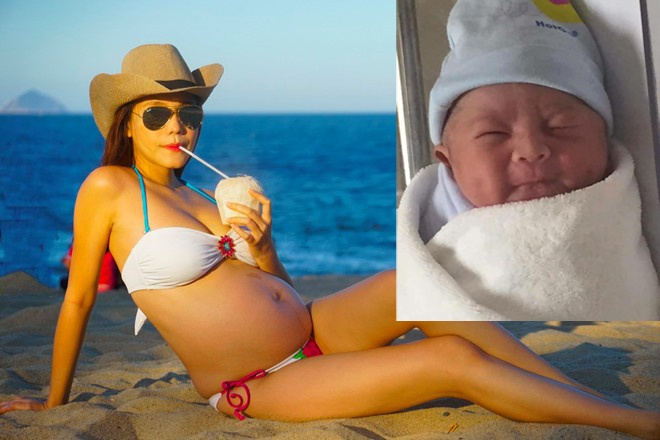 Kiwi Ngo Mai Trang vua sinh quy tu thu 2 hinh anh