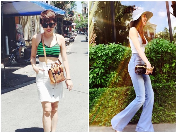 Ha Ho khoe chan dai, Toc Tien sexy xuong pho noi nhat tuan hinh anh