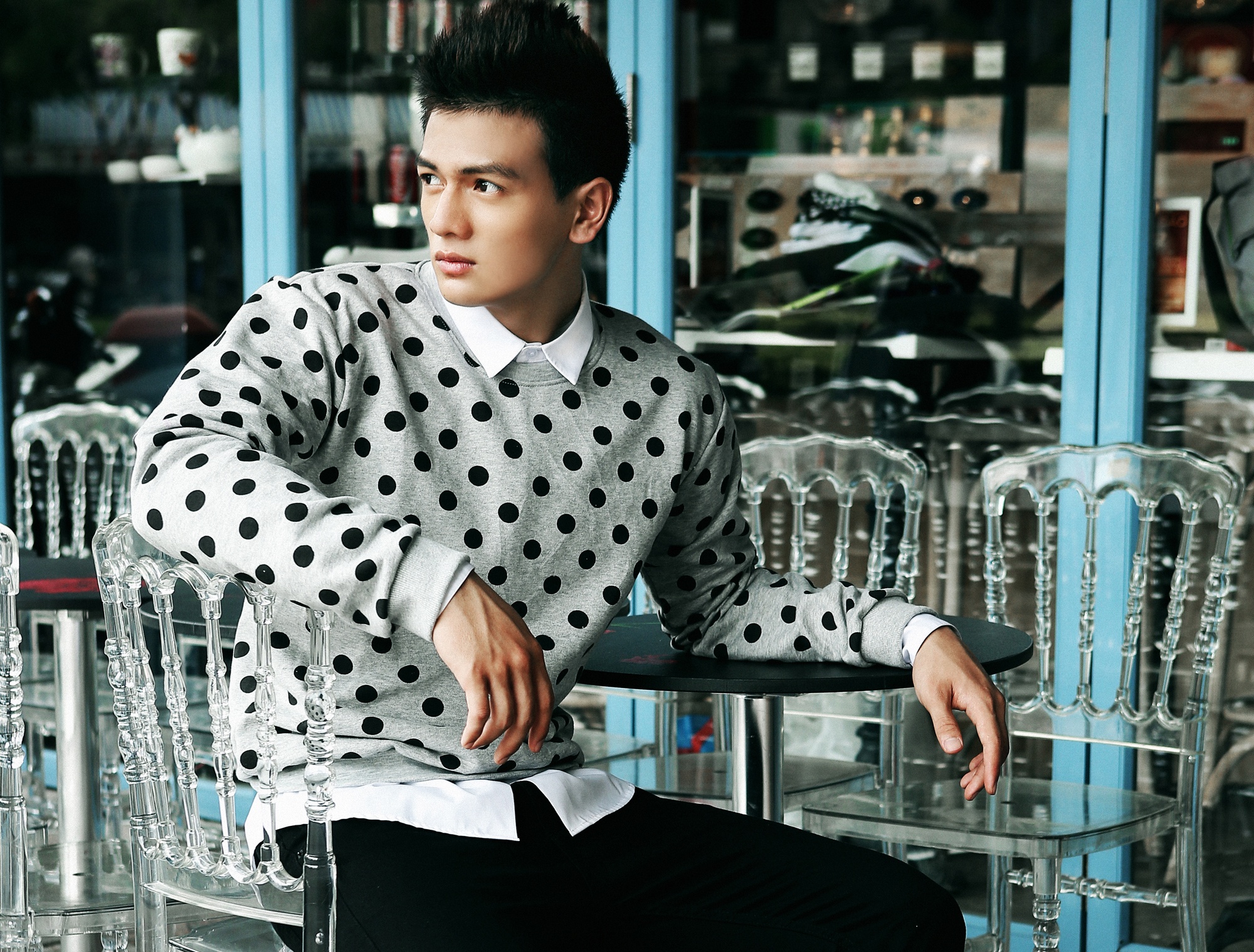 Do Manh Cuong lam stylist cho van dong vien Taekwondo hinh anh