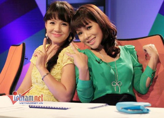 MC Bạch Dương và Diễm Quỳnh.