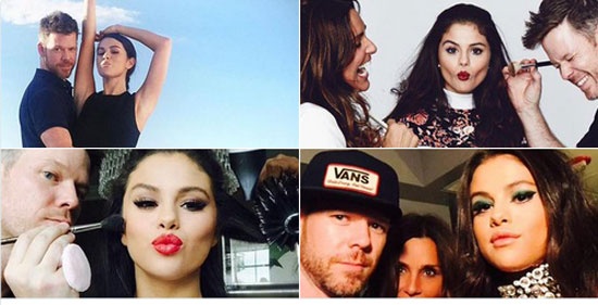 Jake Bailey thường xuyên make up cho Selena Gomez.