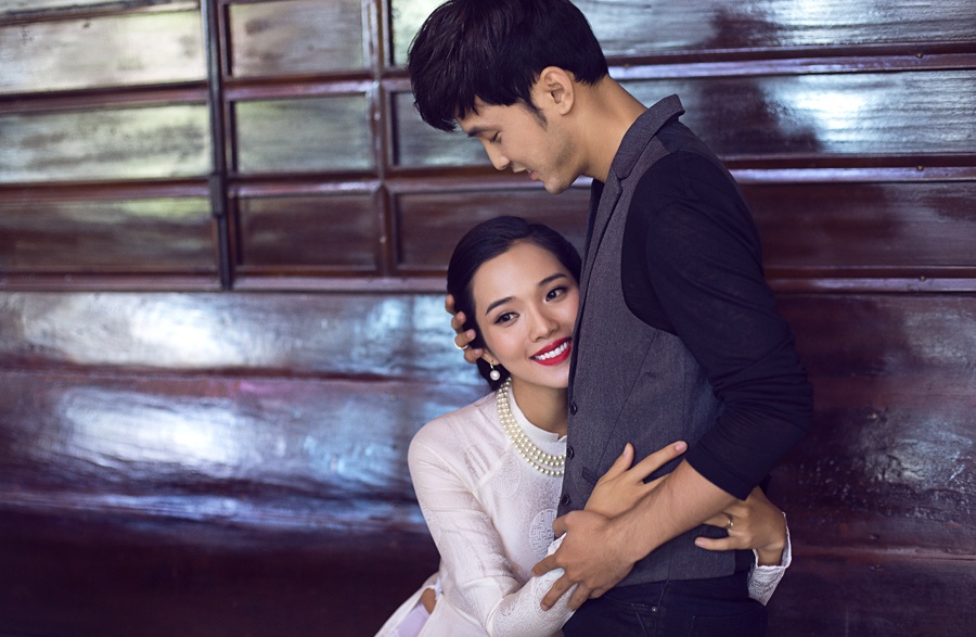 Vo chong Ung Hoang Phuc - Kim Cuong len Da Lat chup anh hinh anh