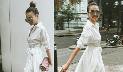 Thanh Hang dien street style sanh dieu nhat tuan hinh anh