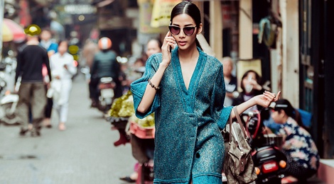 Hoang Thuy gioi thieu 4 set do danh cho mua lanh hinh anh