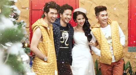 Doan Thanh Tai, Phan Thi Mo goi y trang phuc Noel nang dong hinh anh