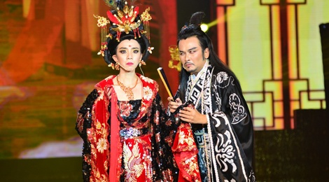 Hoai Linh muon theo Huu Quoc hoc hat cai luong hinh anh