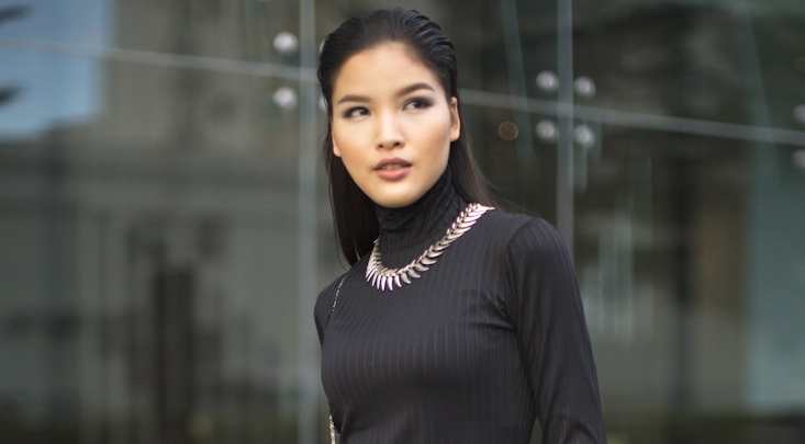 Cha Mi xuong pho sac lanh voi gam tram hinh anh