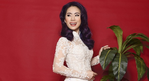 Luong Bich Huu goi y ao dai xuan cho ban gai dang nho nhan hinh anh