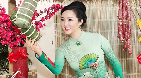 Hoa hau Giang My trang tri cho hoa tai nha rieng hinh anh