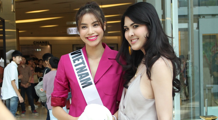 Pham Huong gap go nguoi ham mo Thai Lan hinh anh