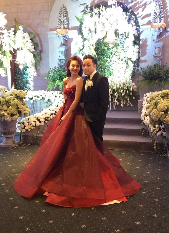 Dam cuoi Dinh Ngoc Diep Victor Vu anh 1