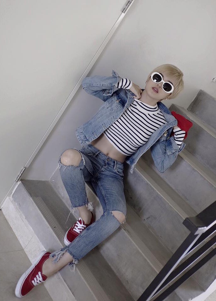 Pham Huong mac dep,  Pham Huong noi bat nhat tuan,  Pham Huong xuong pho,  sao Viet mac dep,  style dao pho cuoi tuan anh 5