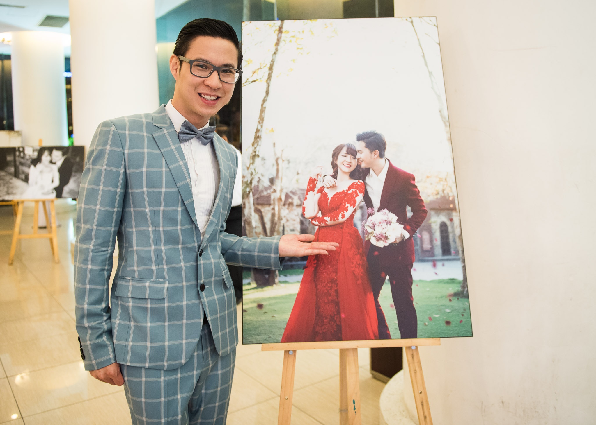 Nam Cuong to chuc dam cuoi,  Nam Cuong lay vo anh 11