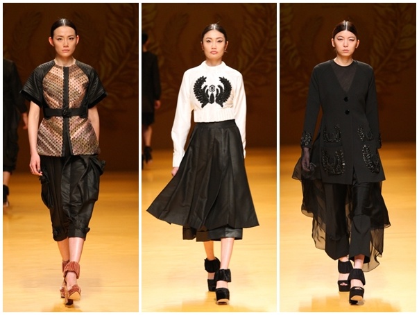 cong tri tham gia tuan le thoi trang tokyo,  bo suu tap lua cua cong tri anh 5