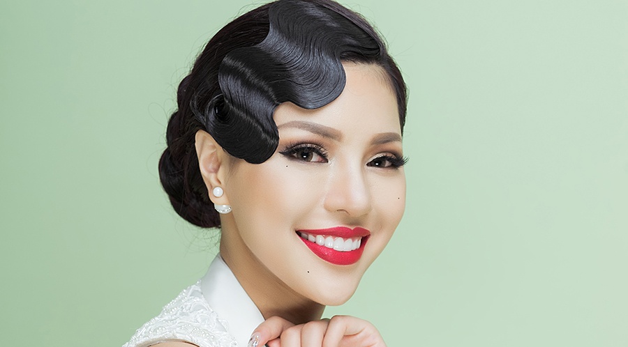 Kha Trang sang Ai Cap thi Hoa hau Hoan vu Moi truong hinh anh