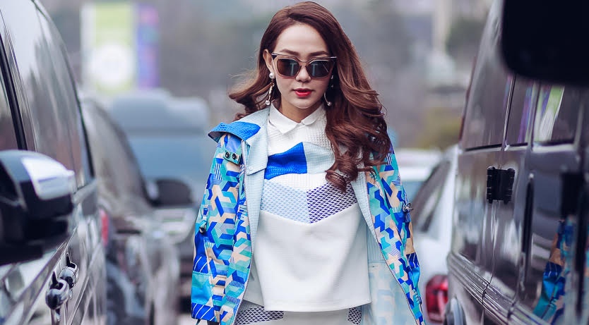 Minh Hang sanh dieu tai Seoul Fashion Week hinh anh