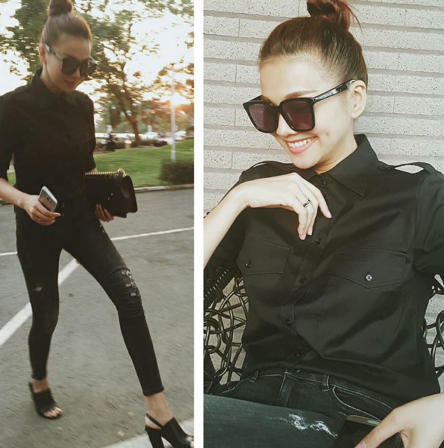 Minh Hang,  Ha Ho dien street style dep nhat tuan anh 3