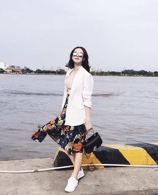 Street style cuoi tuan cua sao Viet anh 9
