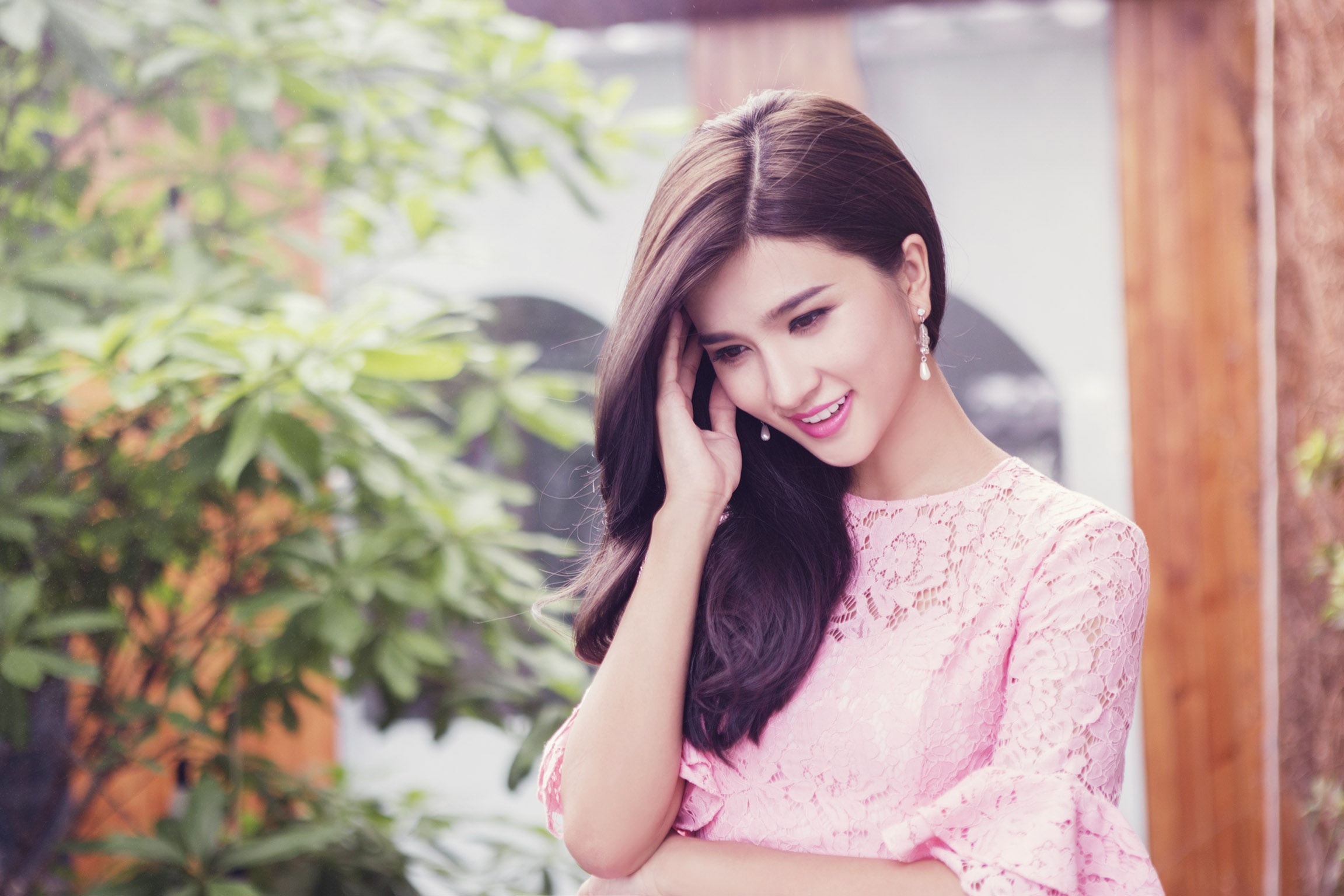 Kim Tuyen dien vay pastel anh 4