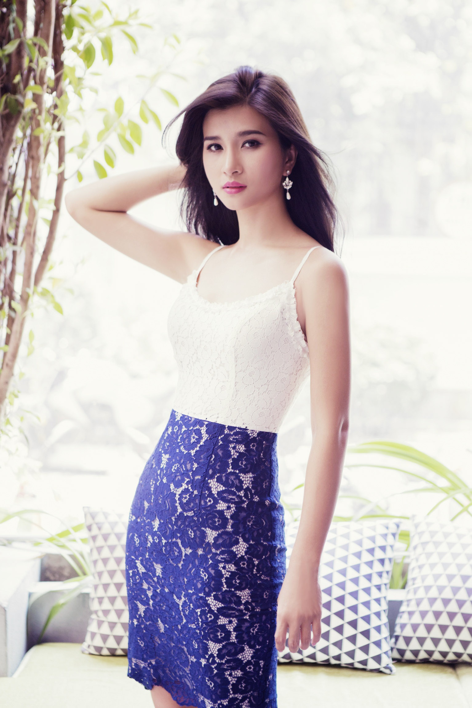 Kim Tuyen dien vay pastel anh 7