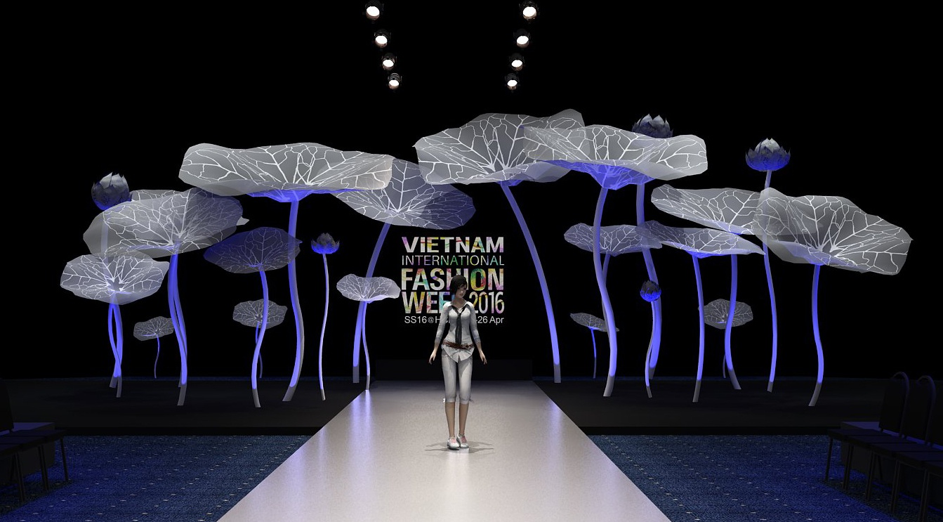 Tuan le thoi trang Viet Nam quoc te ton vinh hoa sen hinh anh