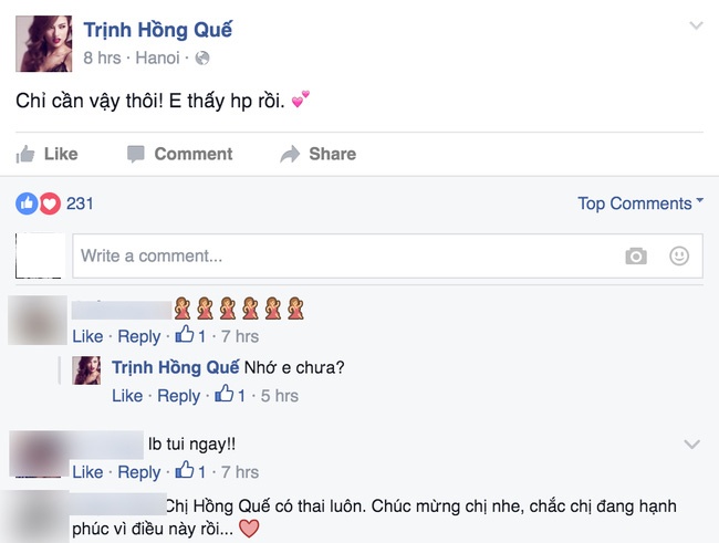 Hồng Quế vướng nghi vấn có thai ảnh 2 Hong Que vuong nghi van co thai anh 2