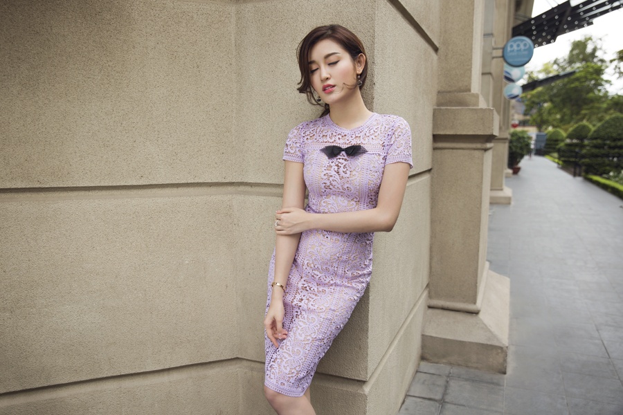Thoi trang dao pho cua a hau Huyen My anh 2